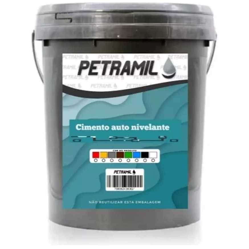 Cimento autonivelante cinza