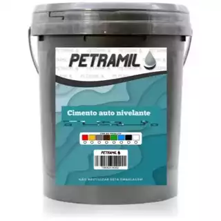 Cimento autonivelante cinza