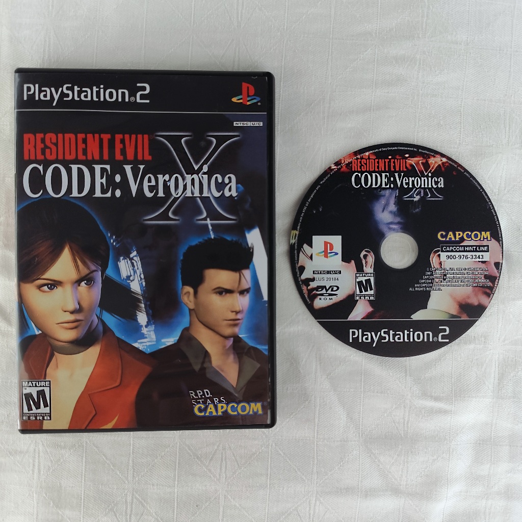 Resident Evil Code: Veronica X - PS2 - Repro Alta Qualidade | Shopee Brasil
