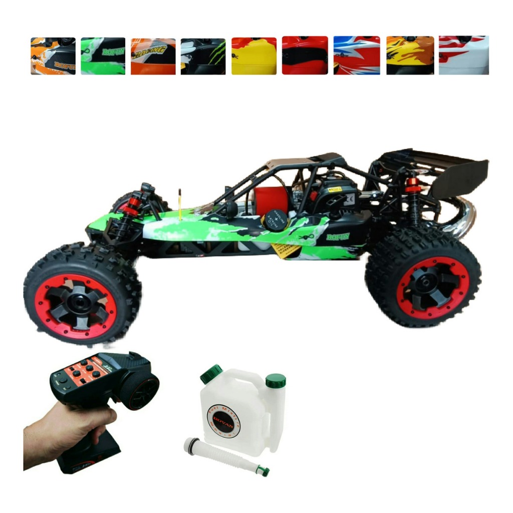 Carro Controle Remoto a Gasolina Baja 5A Off Road 29cc 60KM/H Baha ...