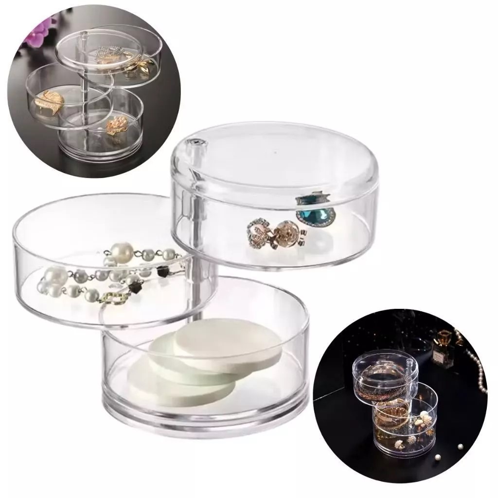 Organizador de Joias com 3 Gavetas - Ideal para Anéis, Brincos e Pulseiras