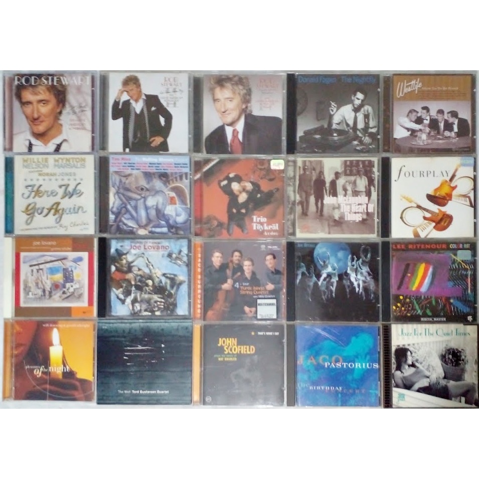 CD Jazz Rod Stewart Donald Fagen Westilife Tim Ries John McLaughlin ...