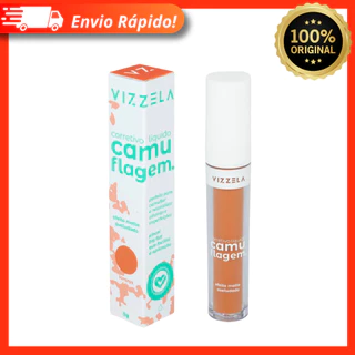 Corretivo Camuflagem Perfeita na cor Laranja - Vizzela