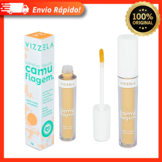 Corretivo Camuflagem Perfeita na cor Amarela - Vizzela