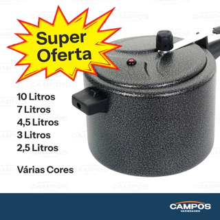 Panela de Pressão 4,5 Litros / 7 Litros ASJ Varias Cores em Oferta na Shopee