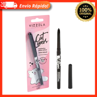 Lapiseira para Olhos Preta - Cat Lovers Vizzela Vegano