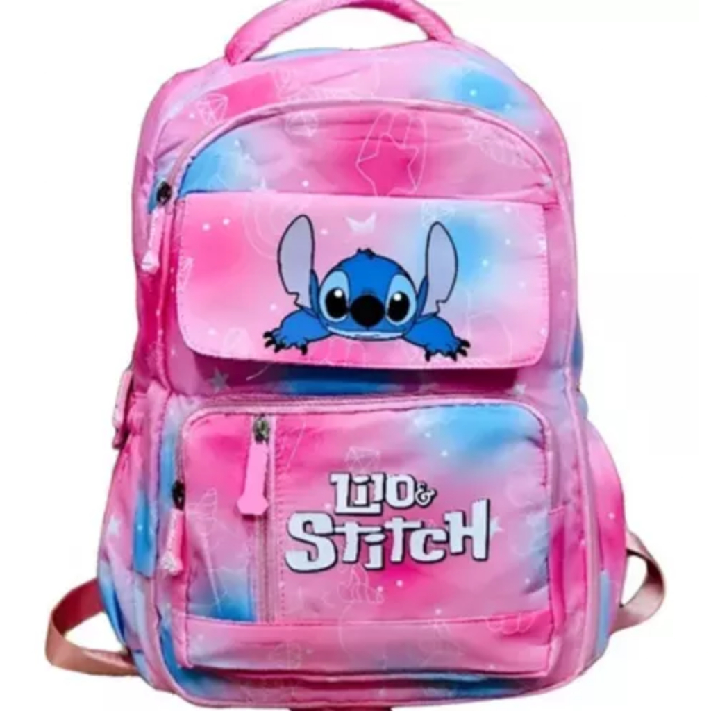 Mochila Infantil Escolar Feminina - Estampa Lilo &amp; Stitch para Menina ...