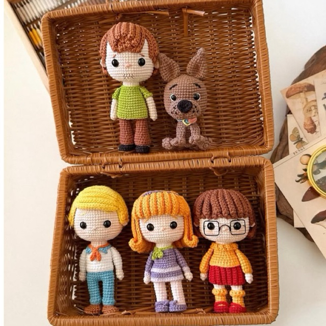 Amigurumi coleção Scooby Doo personalizáveis