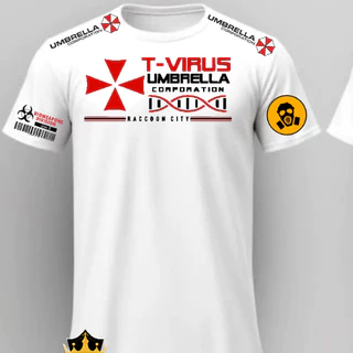 BLUSA/CAMISETA/MASCULINA-E-UNISEX/MODA-GAMES-ESTILO/AMERICANO-E-EUROPEU-ESTAMPA-UMBRELLA