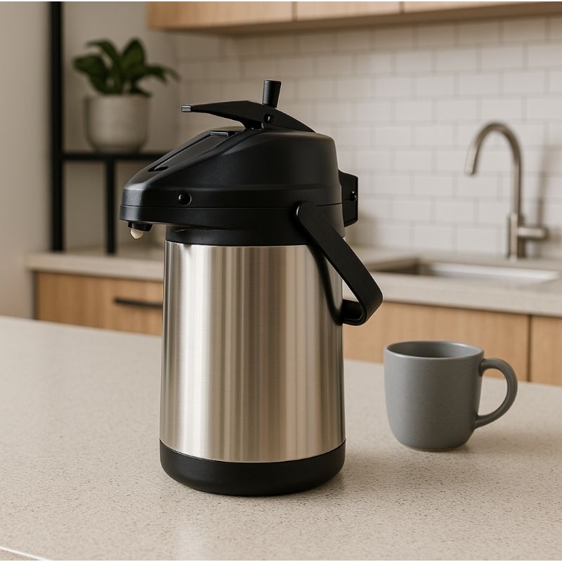 garrafa termica stanlux \moro\jakar2,5 litros quente e frio, para chás, cafe, chimarrao e terere mantem por 48 hrs