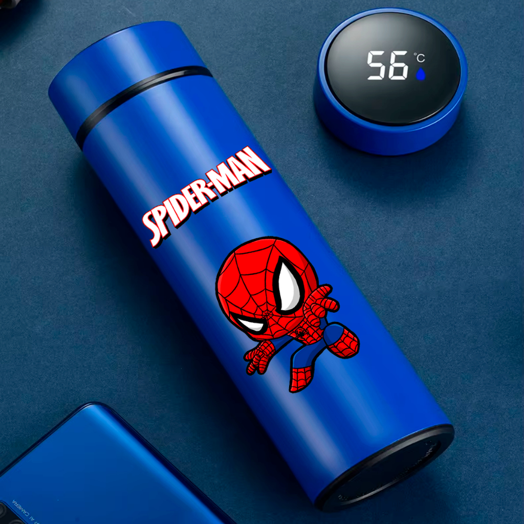 Garrafa Termica Coleção Spider Man Homem Aranha Digital 500ml