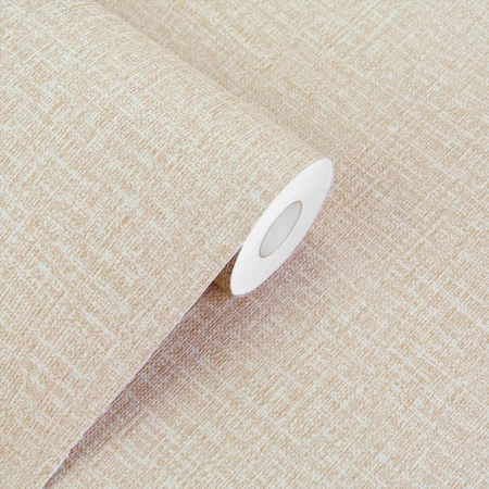 Kit papel de parede adesivo 3d linho texturizado 5 m x 45 cm lavável