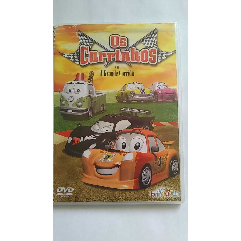 Os Carrinhos em A Grande Corrida ( DVD - Usado - Original) | Shopee Brasil