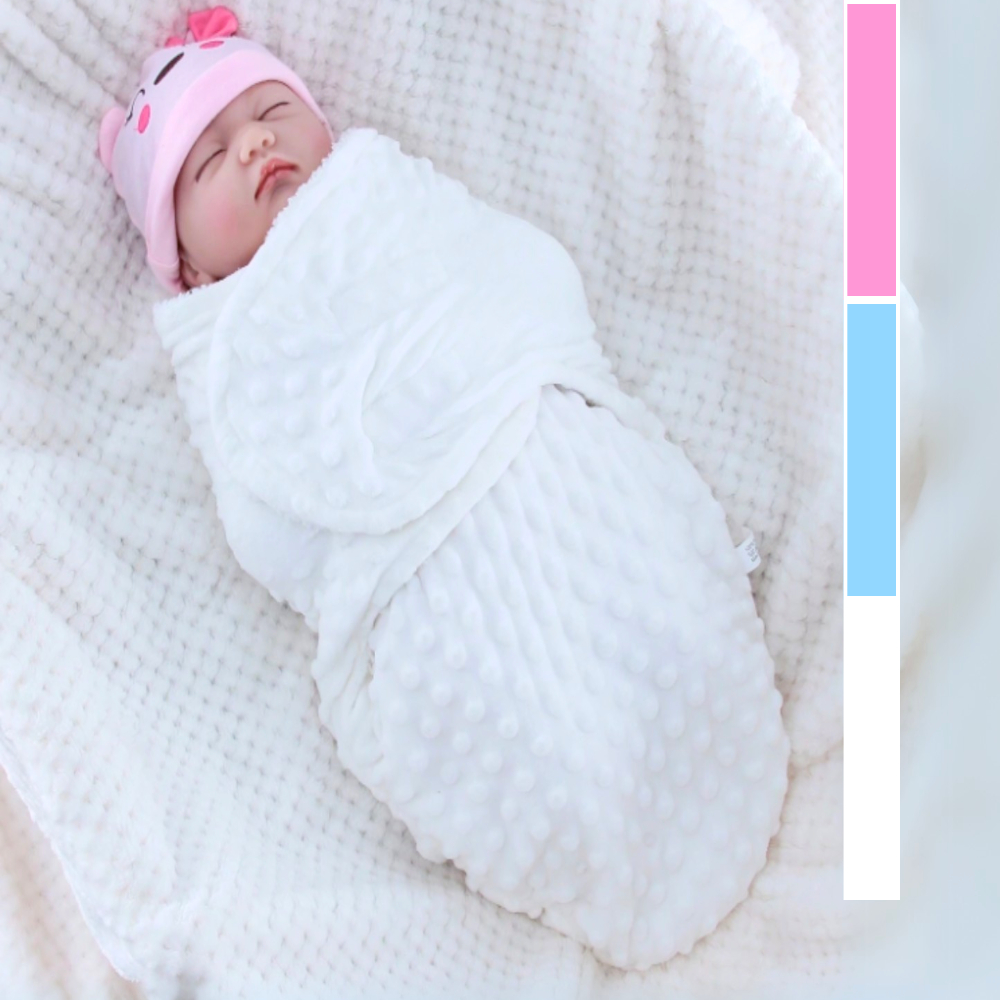 Saco de Dormir Bebe Cueiro Dupla Face Com Sherpa e Softbolha