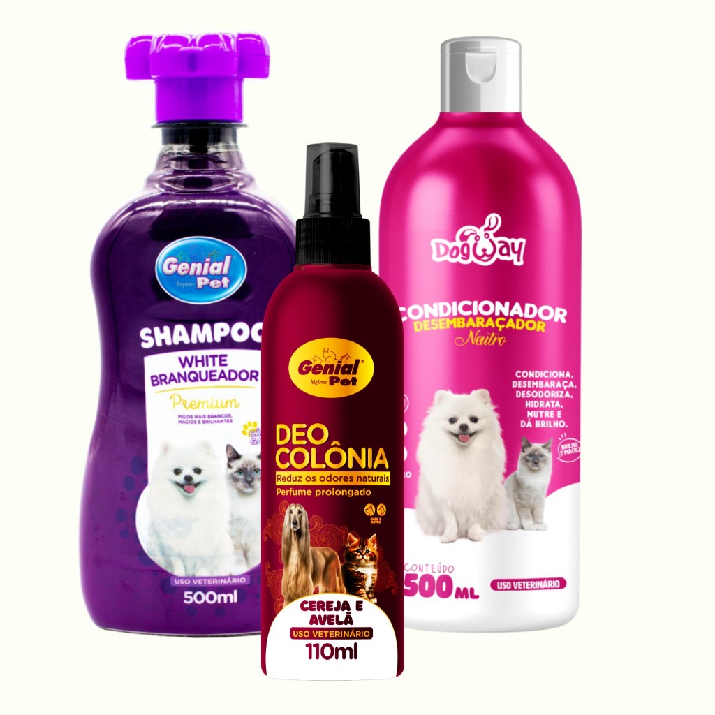 Kit Shampoo Roxo Matixador de pelos Condicionador Desembaraçador ...