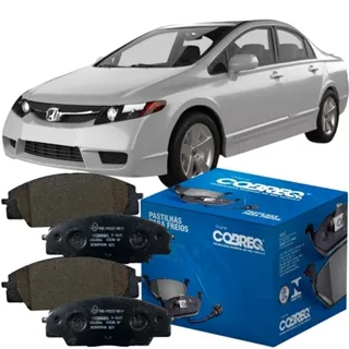 Pastilha de Freio Dianteira Original Cobreq Civic 2.0 16v 2007 A 2011 em Oferta na Shopee