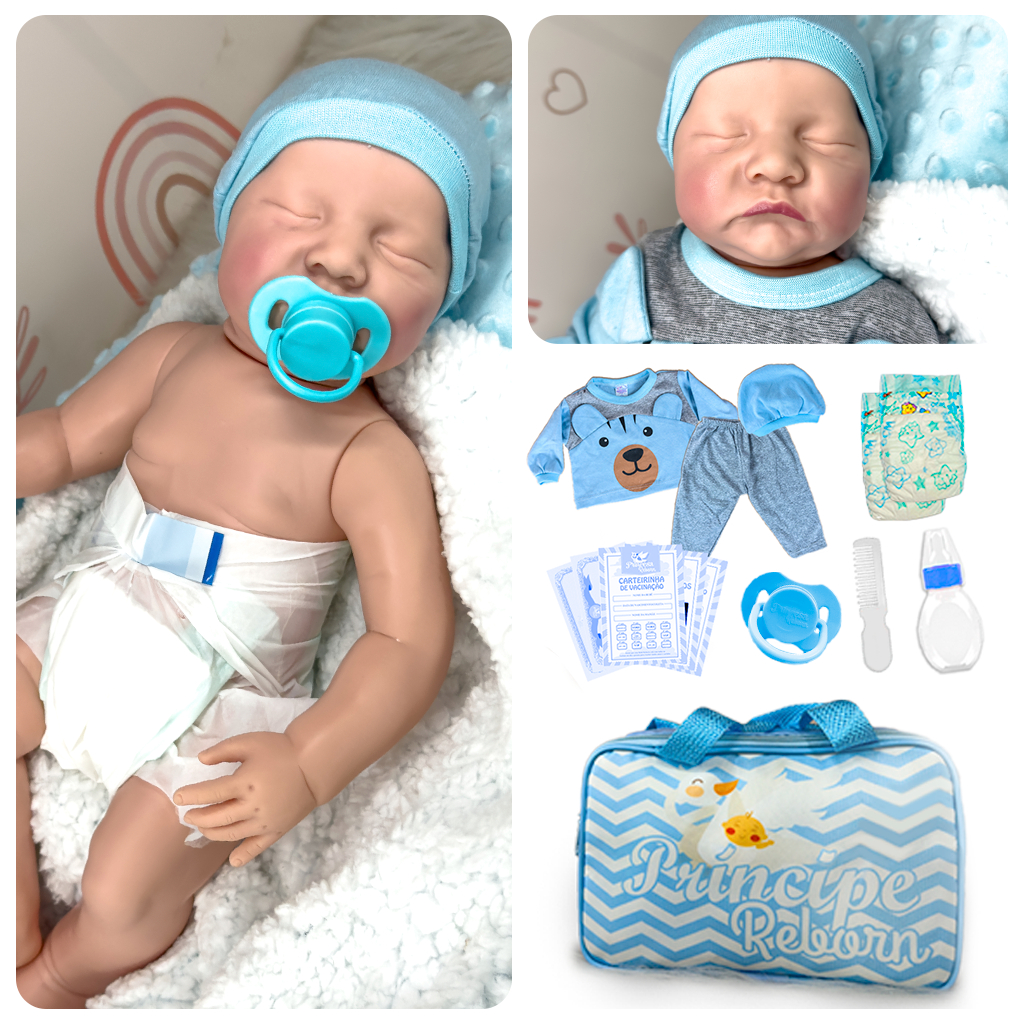Reborn Menino MuÃ±ecas Reborn Originales Kit Reborn Mis Lindos - Main Image
