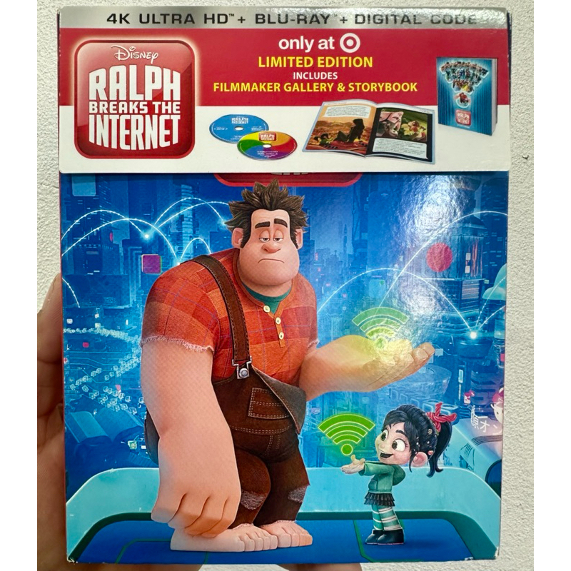 Digipack Ralph Breaks the Internet [4K Ultra HD + Blu-ray] | Shopee Brasil