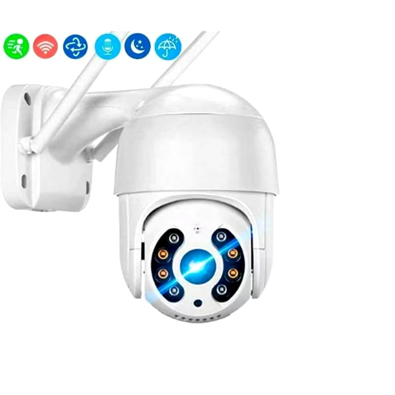 Câmera De Segurança Wi-fi Externa À Prova D'água Sensor de Movimento ...