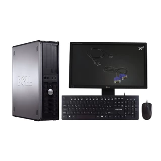 Computador Optiplex Dell DDR3 380 Core 2 Duo + Monitor de 19'' Completos