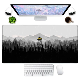 Mousepad Gamer Vários Tamanhos Estampa Fire W Floresta C/ Borda Costurada