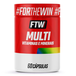 Multi Vitaminas e Minerais 60 Caps - FTW