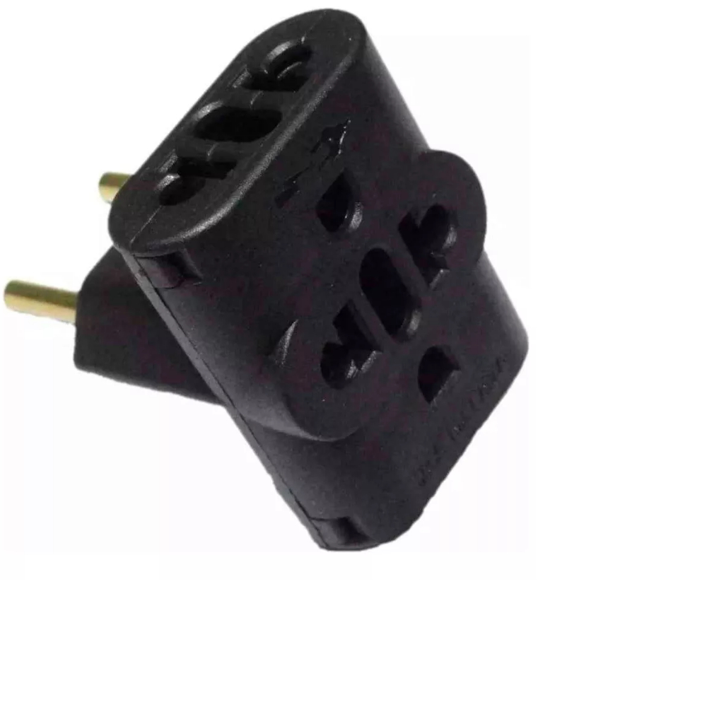 Kit C/100 unidades Adaptador Preto Tomada D Multiuso Plug Elétrico 10ah ...