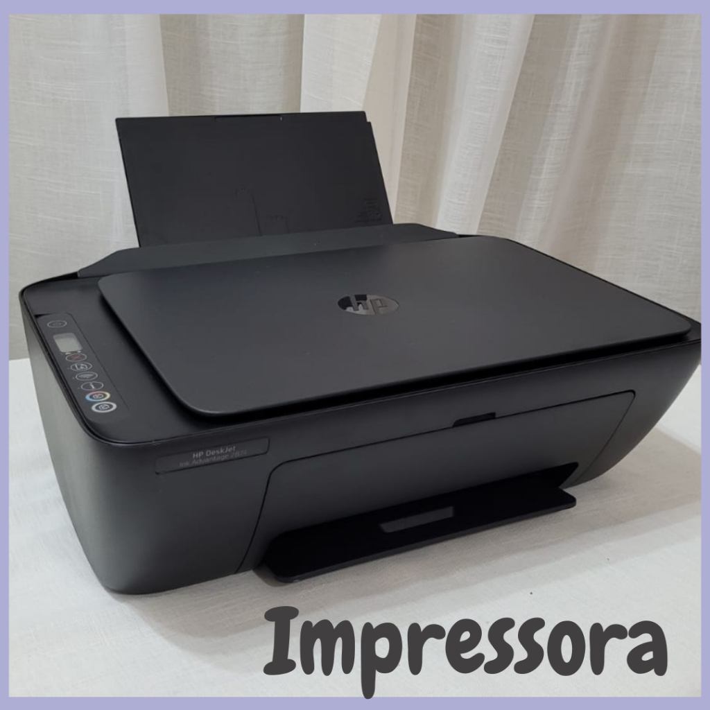 Impressora HP DeskJet 2874 (SEMI-NOVA) preto e colorido | Shopee Brasil