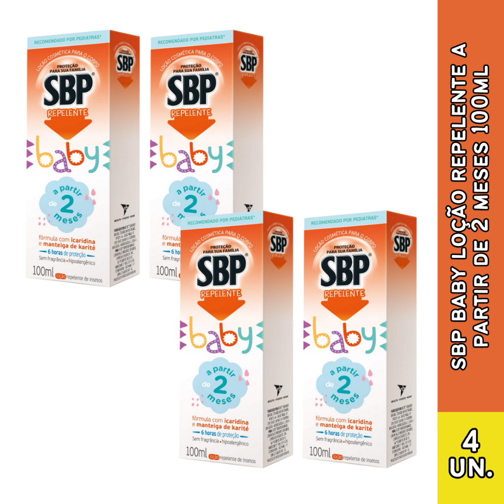Sbp Repelente Baby A Partir De 2 Meses Hipoalergênico Escolha a ...