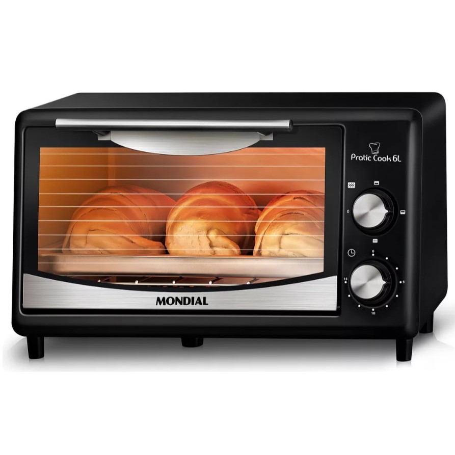 Forno Elétrico Pratic Cook Mondial 6 Litros FR-09
