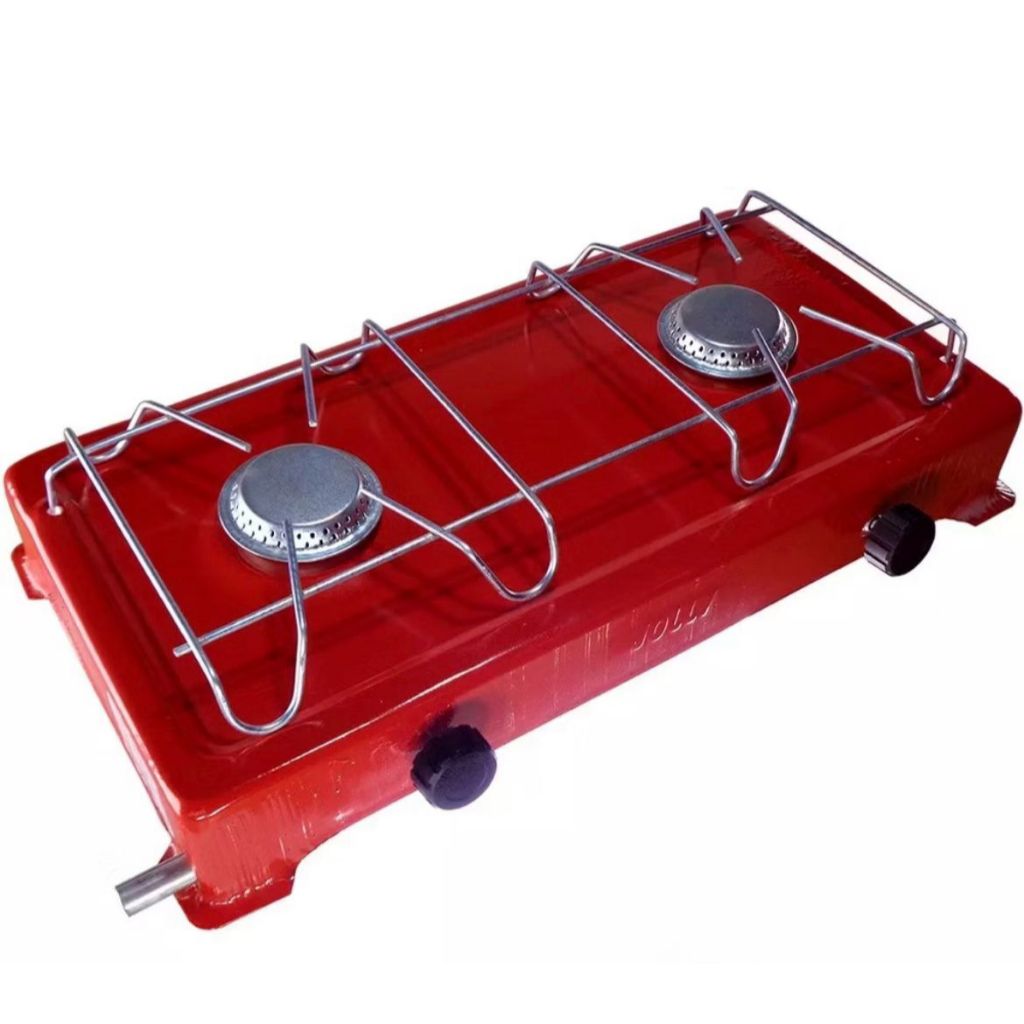 Mini Fogão Portátil Baixa Pressão a GAS Duas Bocas Fogo Forte Gaz ...