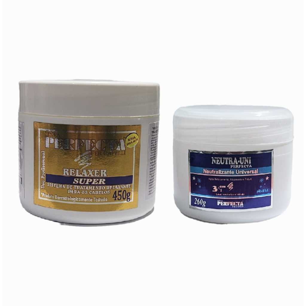 Kit 2 Produtos 1 Perfecta 450g Súper + 1 Neutralizante Creme Universal ...