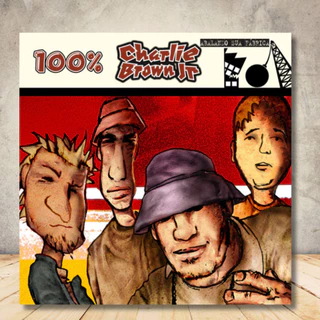Quadro Placa Decorativa 100% Charlie Brown Jr. Abalando a Sua Fabrica Albuns de Rock quadrado