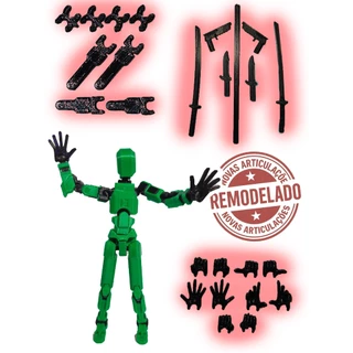 Kit Montagem Boneco Articulado Dummy 13 Com Brinde Acessorios 5 Pares Maos