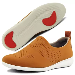 Tênis Slip On Feminino Usaflex Elastano Baixa Leve Flexível Resistente À Água em Oferta na Shopee