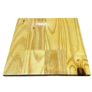 Tampo de Madeira Pinus Tratada Envernizada 95x65cm 15mm - Customização para Móveis - Mesas Aparador
