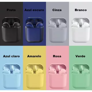 H'maston LY-12 Fones De Ouvido bluetooth Colorido Sem Fio Com Controle De Toque