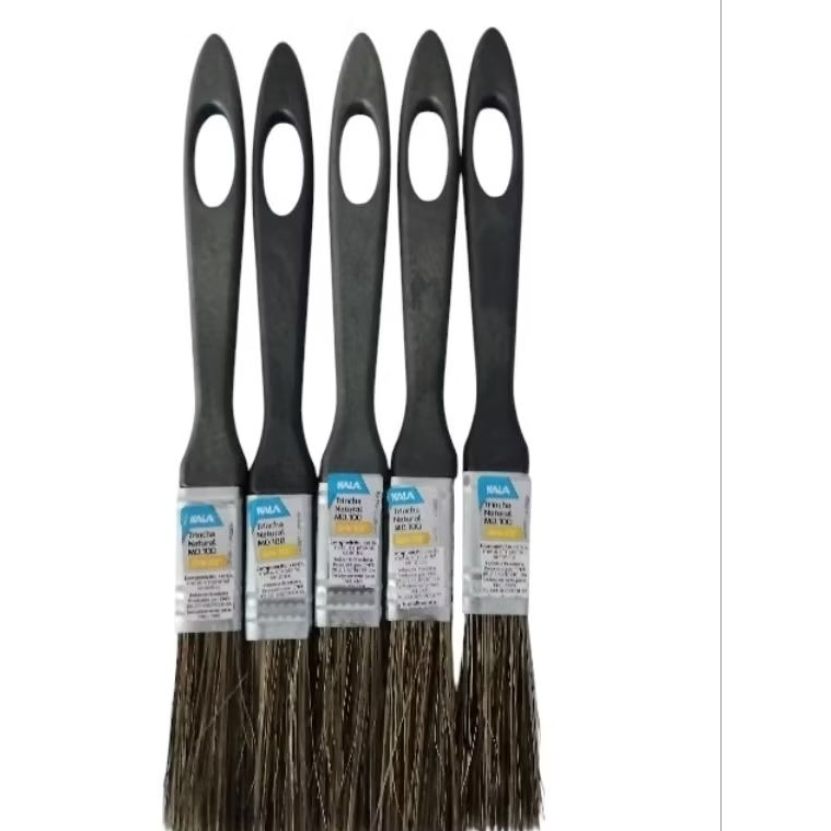 kit Pincel trincha natural 1/2" kala 5 unidades | Shopee Brasil