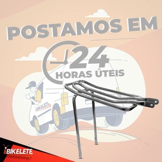 Bagageiro Articulado Reto Garupa Bicicleta Aro 20 26 Cromado em Oferta na Shopee