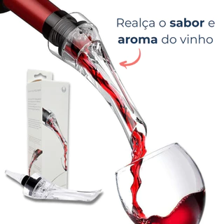 Aerador De Vinho Profissional Decantador Instantâneo Para Garrafa Com Bico