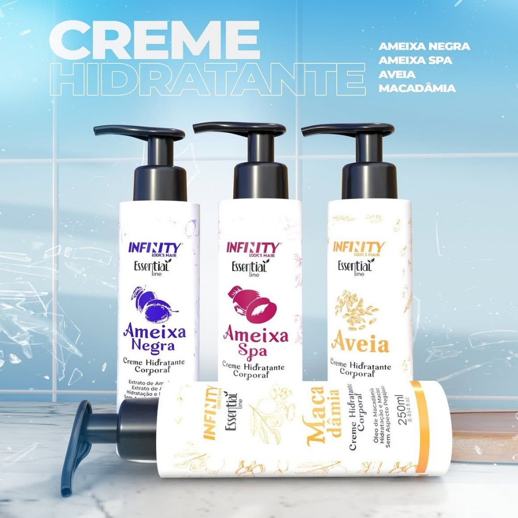 Creme Hidratante Corporal Infinity Essential Line Creme Corporal