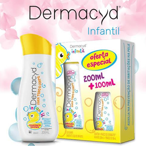 Kit Sabonete Líquido Dermacyd Infantil 200ml + 100ml | Shopee Brasil