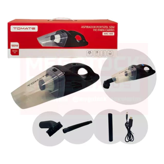 Tomate Sem Fio MXC-003 aspirador em pó preto 12V 100W