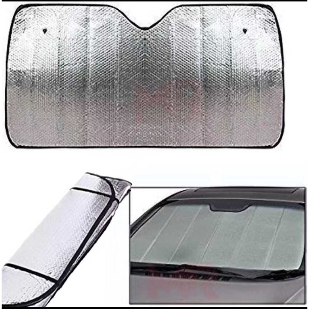 Protetor Solar quebrasol sol painel carro Aluminizado Tam 130x60cm ...