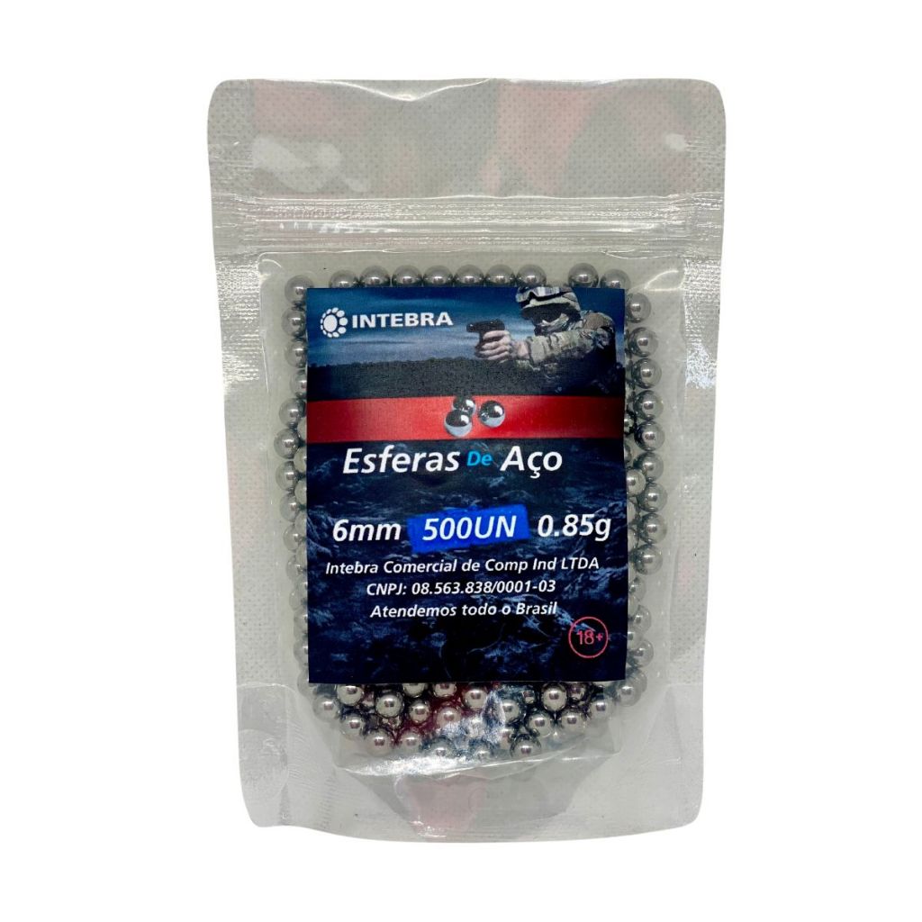 Bbs Munição Esfera Aço 500 Rounds 6mm - Alta qualidade e precisão para ...