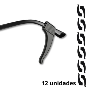 Kits de Gancho De Orelha Flexível Em Silicone Para Haste De Óculos Anti Deslizante - Diversas Cores