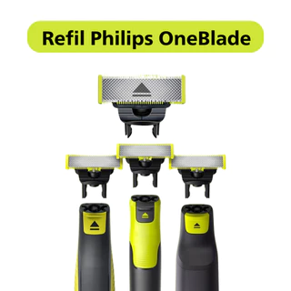 KIT Refil de laminas Reposição Barbeador Phillips Compatível One Blade Qp210 Qp1424 Envio Imediato