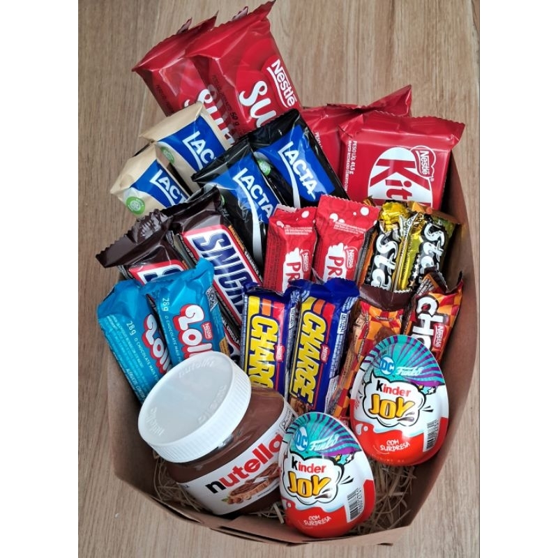 Caixa de Chocolates - Presente - Páscoa - 21 itens