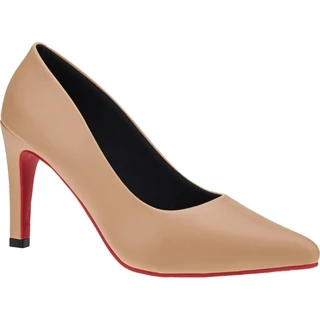 Sapato Feminino Scarpin Salto Alto Fino Confortavel Moda Social 4000