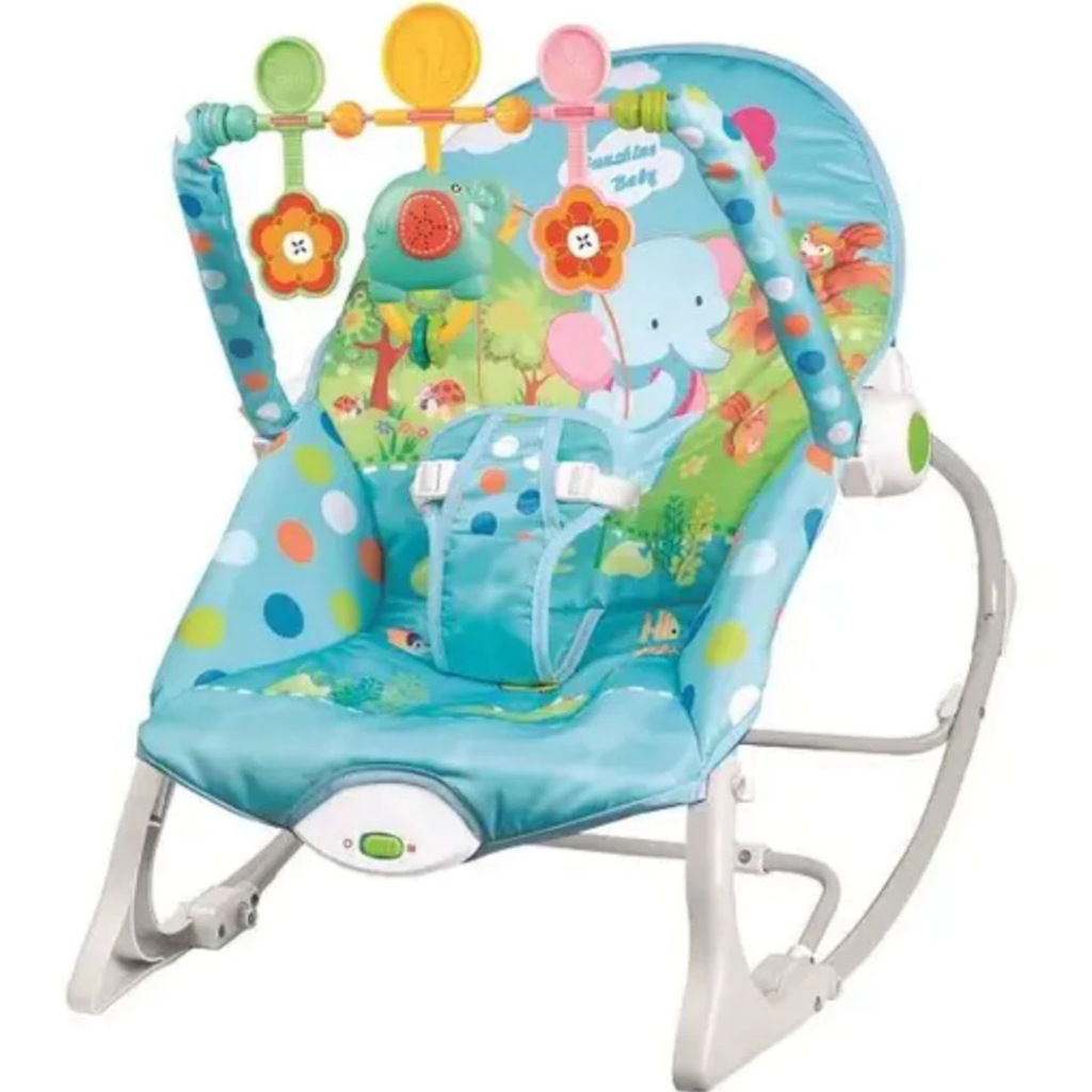 Cadeira de Descanso Para Bebê e Balanço Baby Zippy Toys Vibratória Com ...